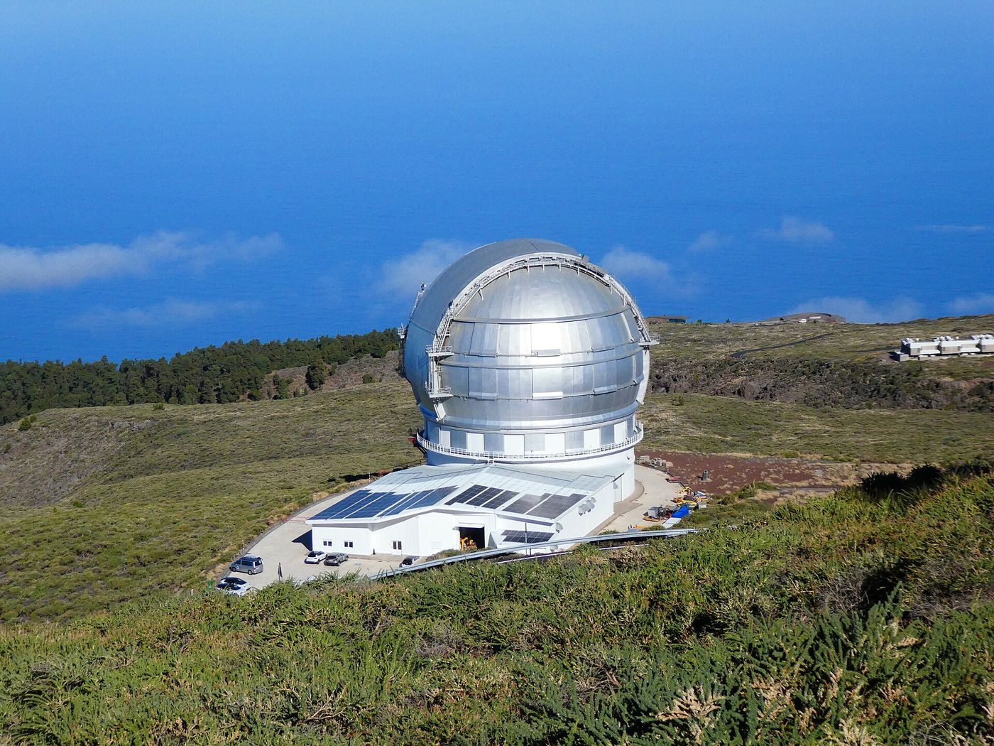 The Gran Telescopio Canarias on La Palma, one of several instruments that followed the flare for three months.